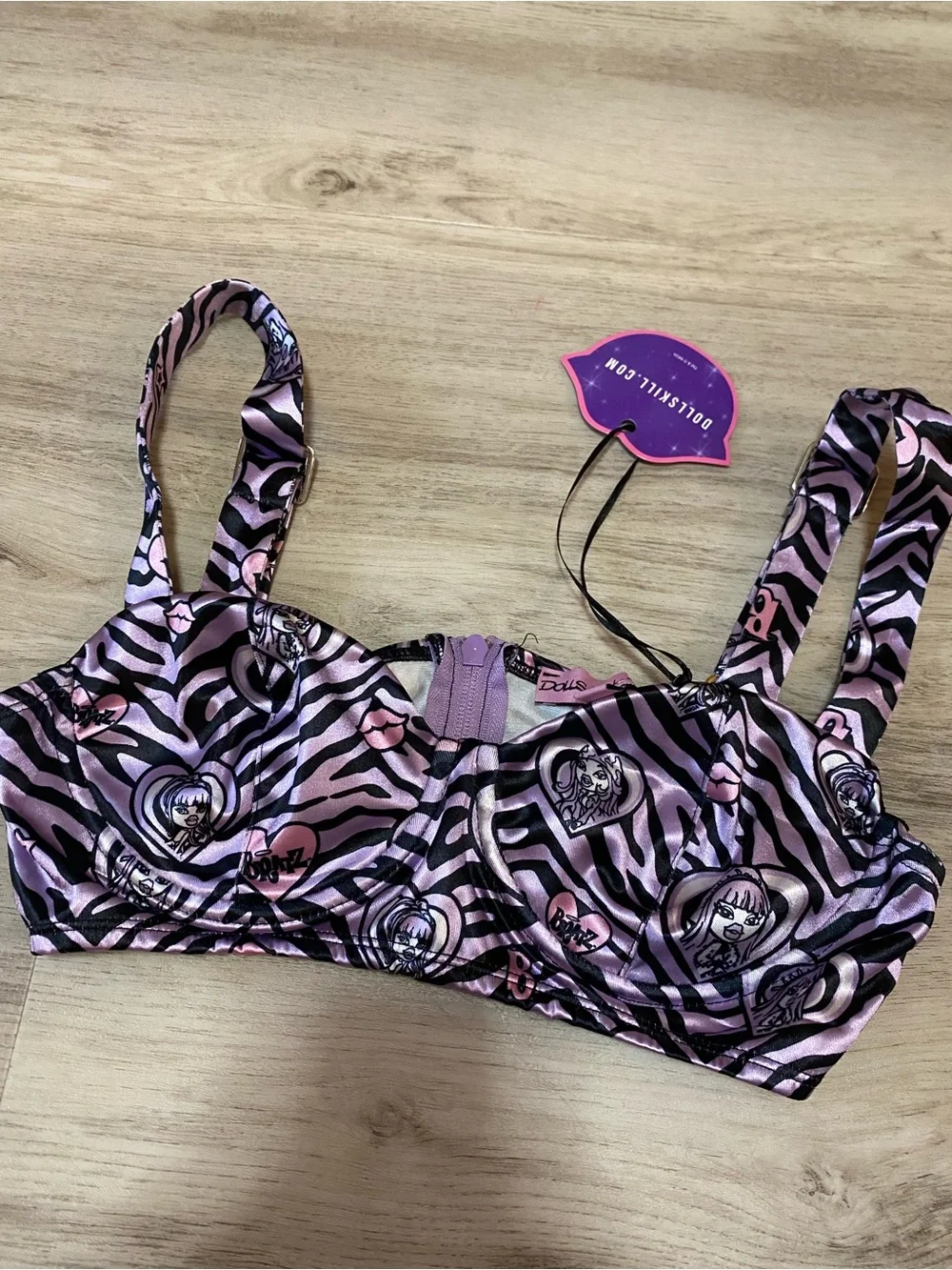 Dolls Kill x Bratz Wild at Heart Bustier Top- NWT
